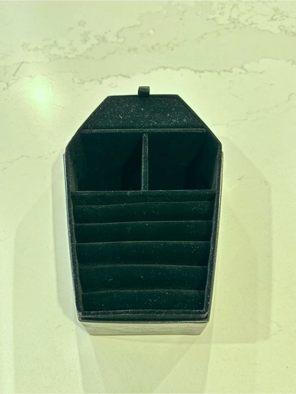 Cords Club 2025 Halloween Advent Jewelry Box Black Velvet Coffin 13 Pieces